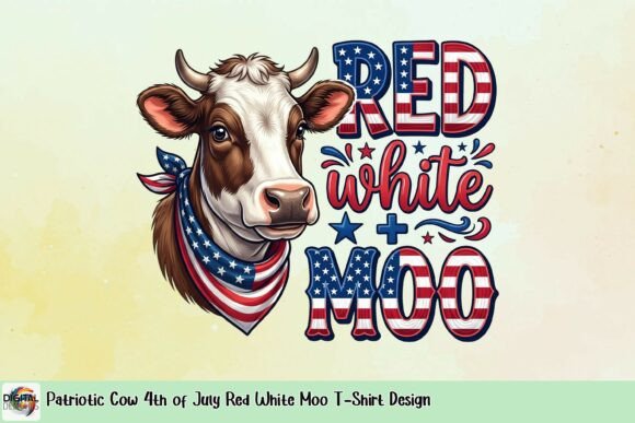 Celebrate Independence Day with a Red White + Moo Design