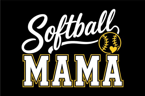 Celebrate the Diamond with the Ultimate Softball Mama Design