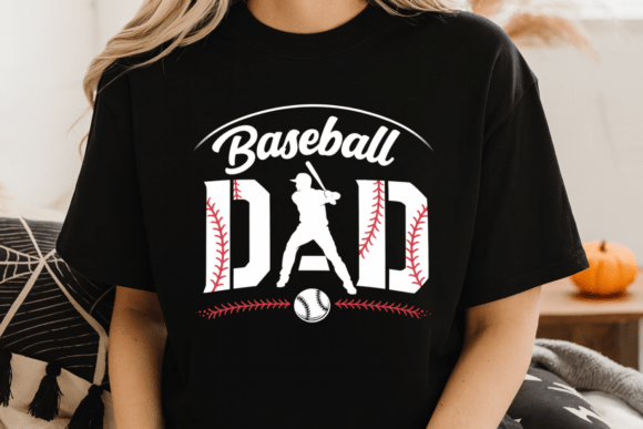 Celebrate the Season with a Bold Baseball Dad PNG Design