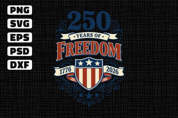 Celebrating 250 Years of Freedom: A Vintage Design for America's Milestone