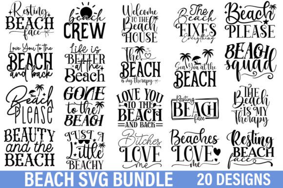 Coastal Creations: Unlocking the Potential of a Beach SVG Bundle