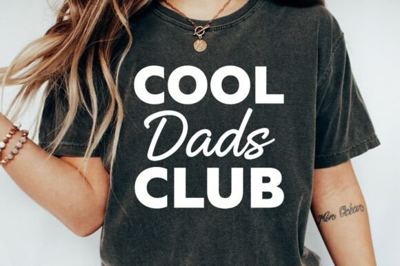 Cool Dads Club Text Design: Your Go-To PNG for Projects