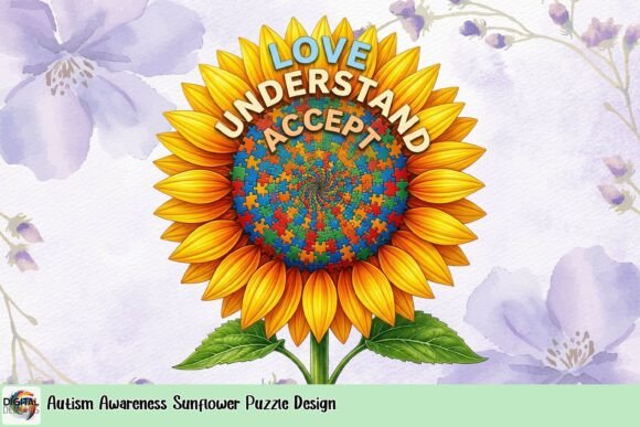 Designing with Heart: The Sunflower Puzzle Symbol for Autism Awareness