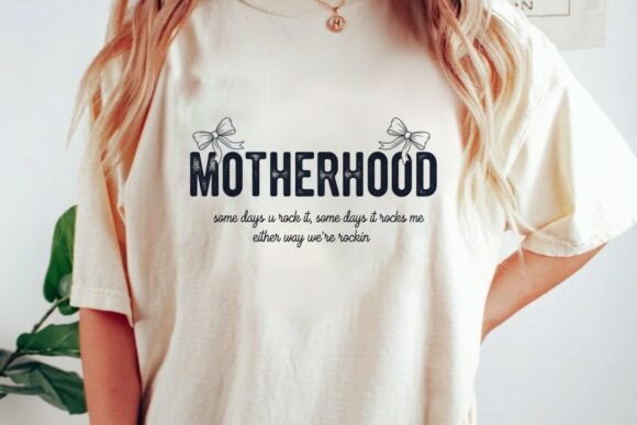 Motherhood PNG Trendy Mom Design for Modern Projects