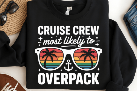 Overpack Cruise Shirt PNG Design: The Ultimate Vacation Vibe