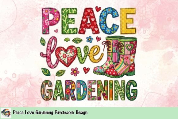 Peace, Love & Gardening: A Patchwork Design for Creative Souls