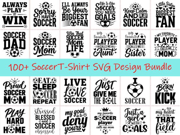 Score Big with 100+ Versatile Soccer SVG Designs