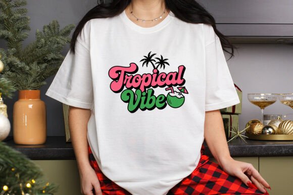 Tropical Vibes T-Shirt Design: A Vacation for Your Creative Projects